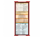 WhiteCoat Clipboard® Trifold - Red Critical Care Edition